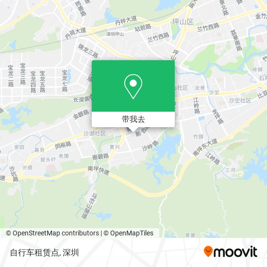 自行车租赁点地图