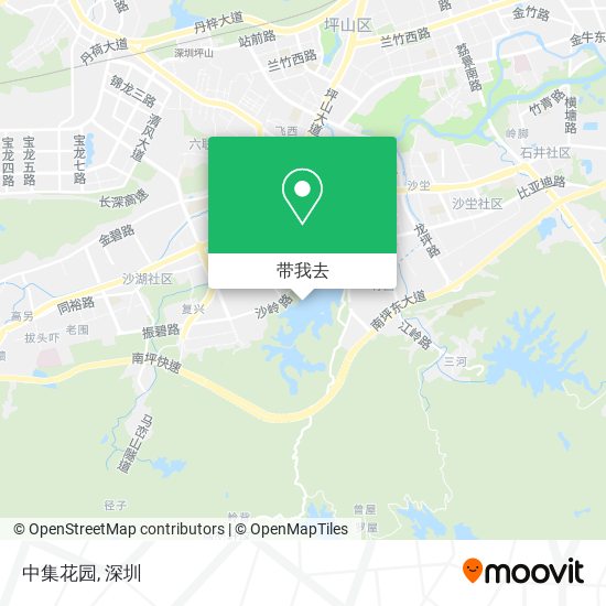 中集花园地图