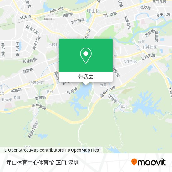 坪山体育中心体育馆-正门地图