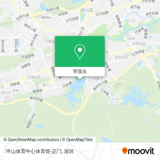 坪山体育中心体育馆-正门地图