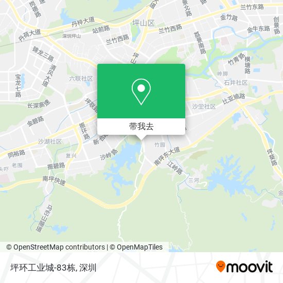 坪环工业城-83栋地图