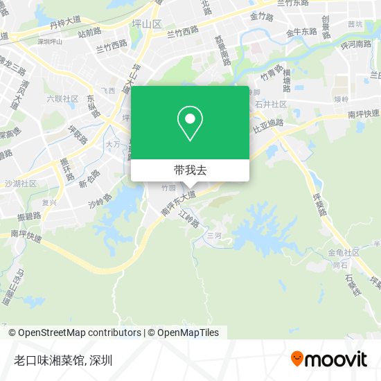 老口味湘菜馆地图