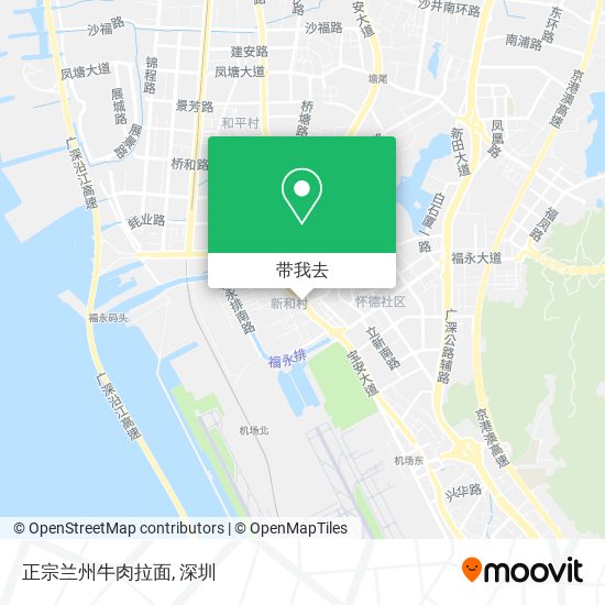 正宗兰州牛肉拉面地图