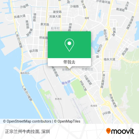 正宗兰州牛肉拉面地图