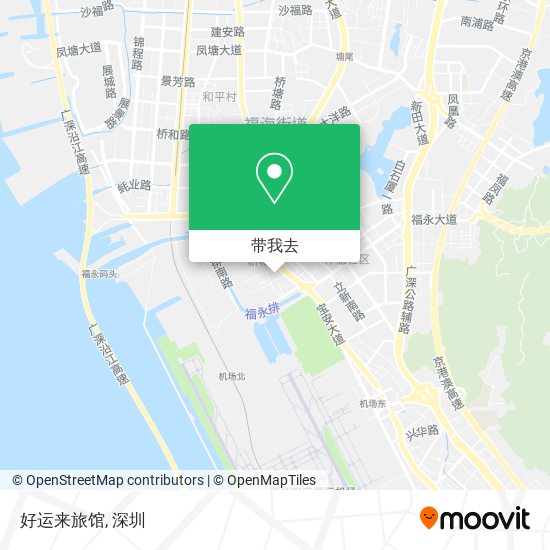 好运来旅馆地图