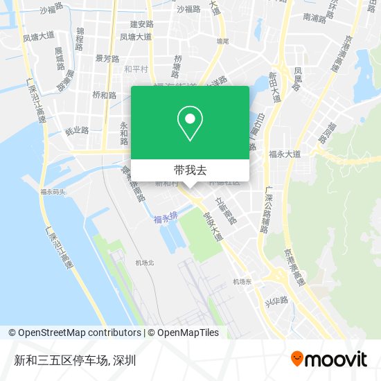 新和三五区停车场地图