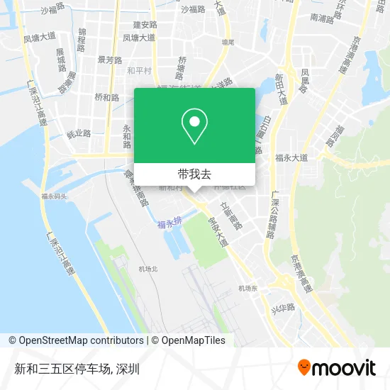 新和三五区停车场地图