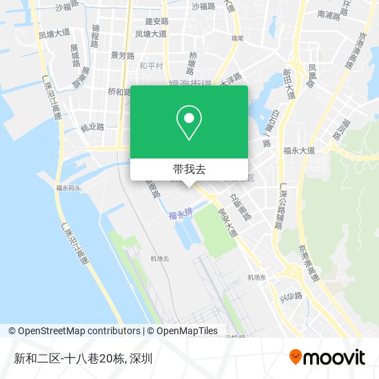 新和二区-十八巷20栋地图