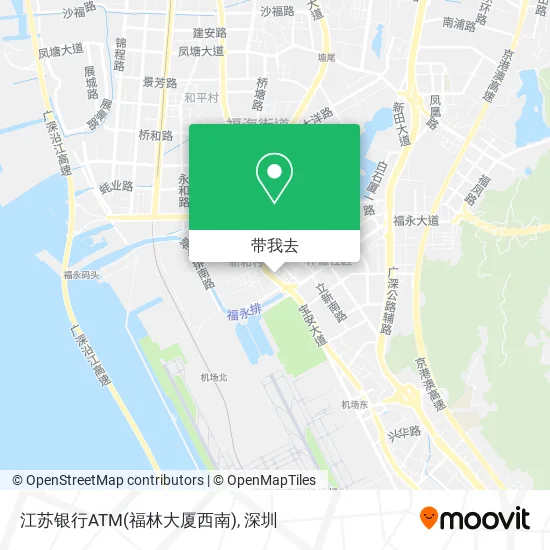 江苏银行ATM(福林大厦西南)地图