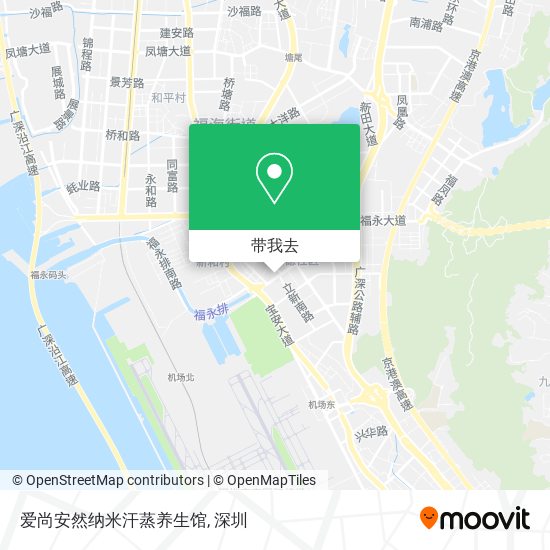 爱尚安然纳米汗蒸养生馆地图