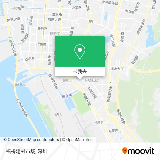 福桥建材市场地图