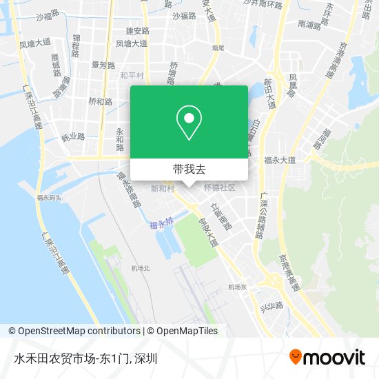 水禾田农贸市场-东1门地图