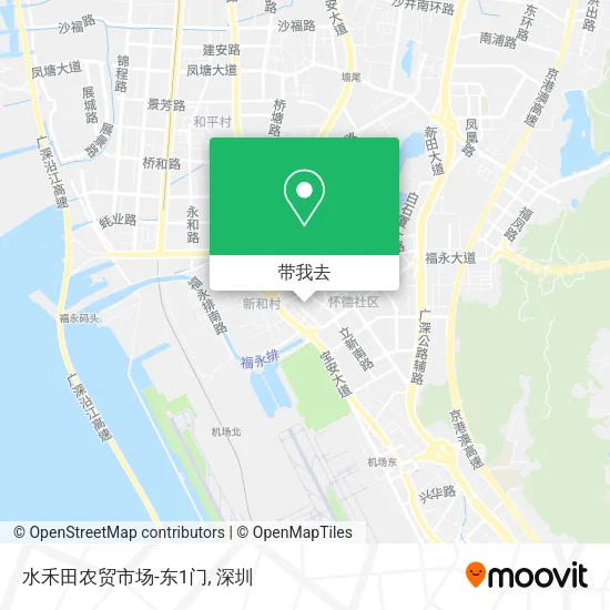 水禾田农贸市场-东1门地图