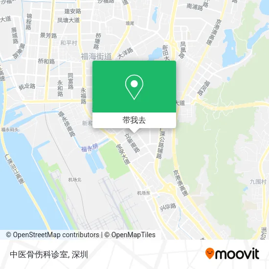 中医骨伤科诊室地图