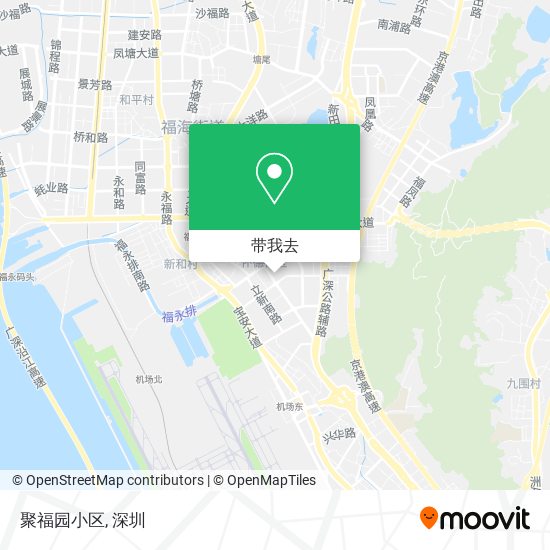 聚福园小区地图