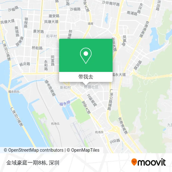 金域豪庭一期8栋地图