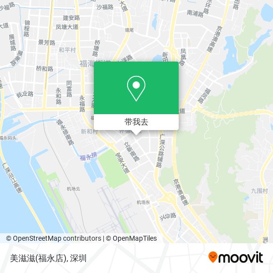 美滋滋(福永店)地图