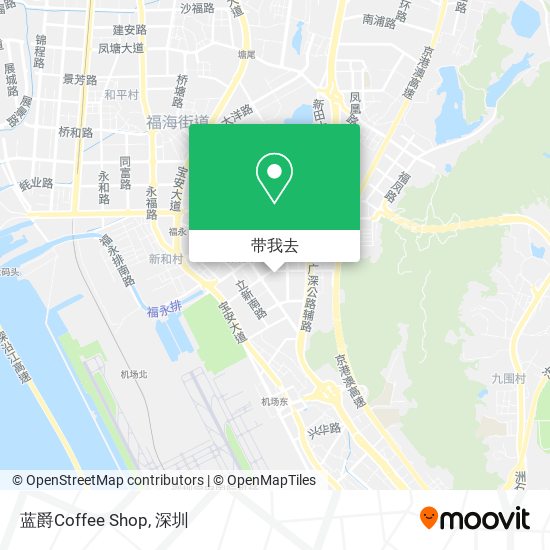 蓝爵Coffee Shop地图