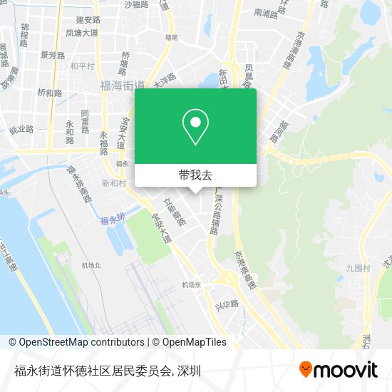 福永街道怀德社区居民委员会地图