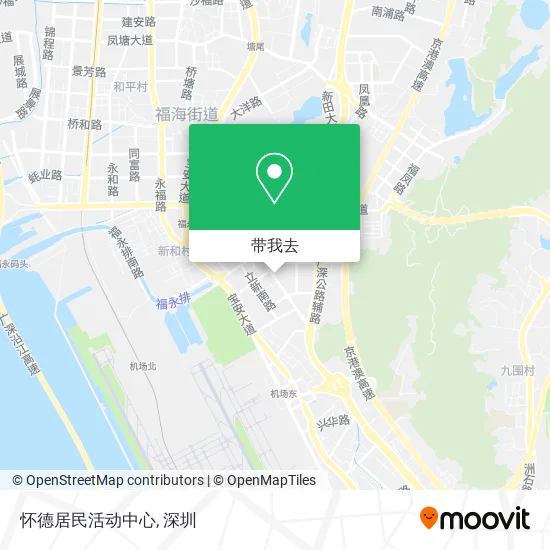 怀德居民活动中心地图
