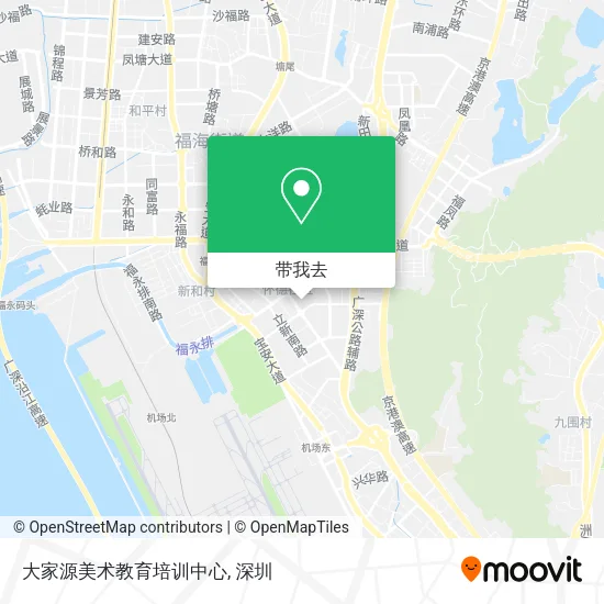 大家源美术教育培训中心地图