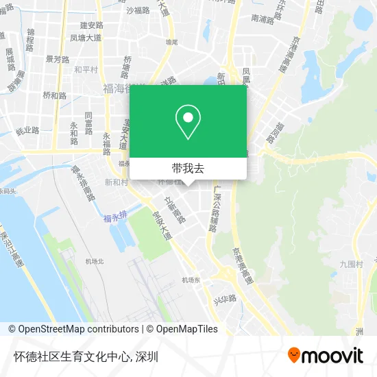 怀德社区生育文化中心地图