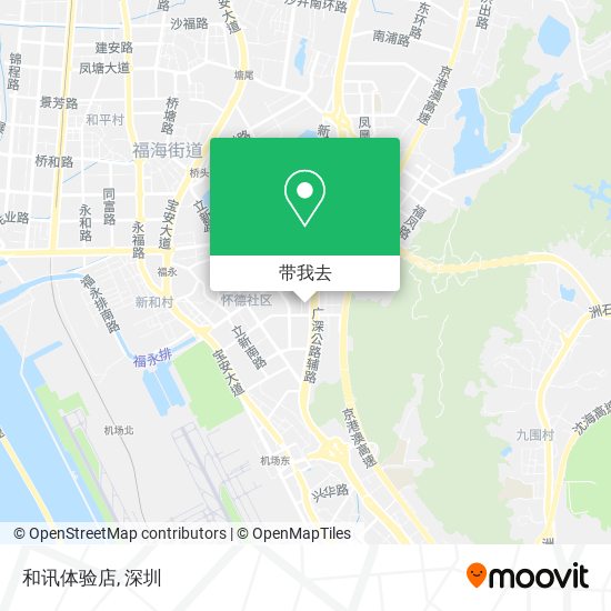 和讯体验店地图