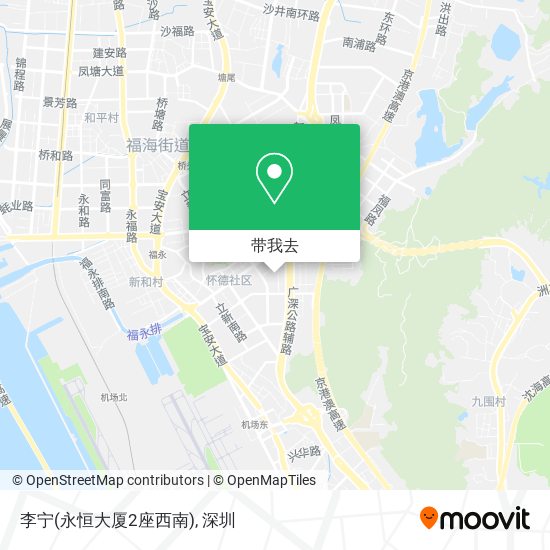李宁(永恒大厦2座西南)地图