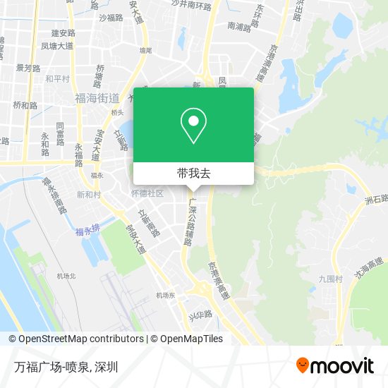 万福广场-喷泉地图