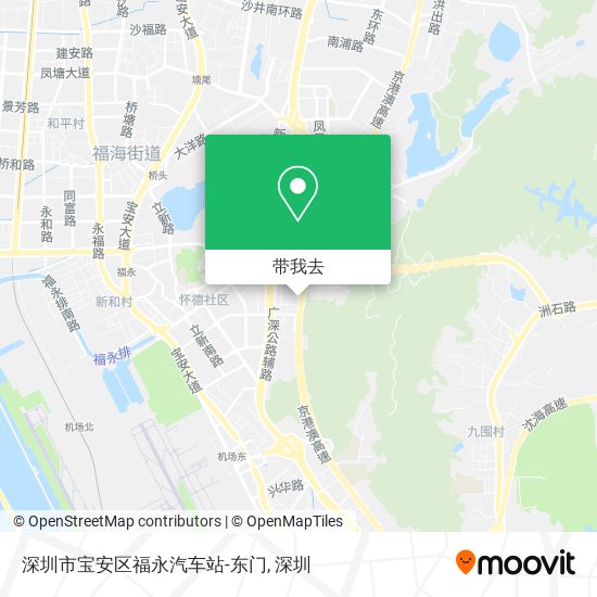 深圳市宝安区福永汽车站-东门地图