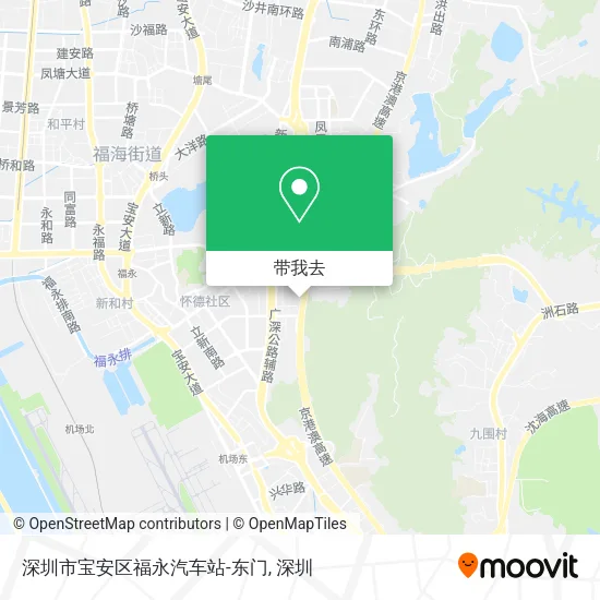 深圳市宝安区福永汽车站-东门地图