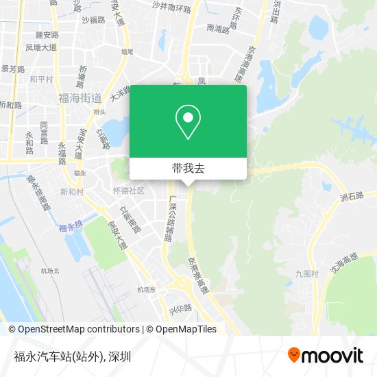 福永汽车站(站外)地图