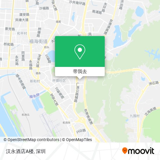 汉永酒店A楼地图