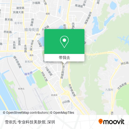 雪依氏·专业科技美肤馆地图