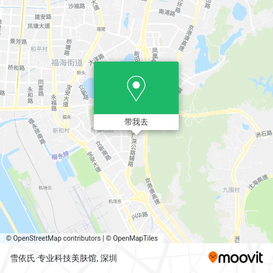 雪依氏·专业科技美肤馆地图