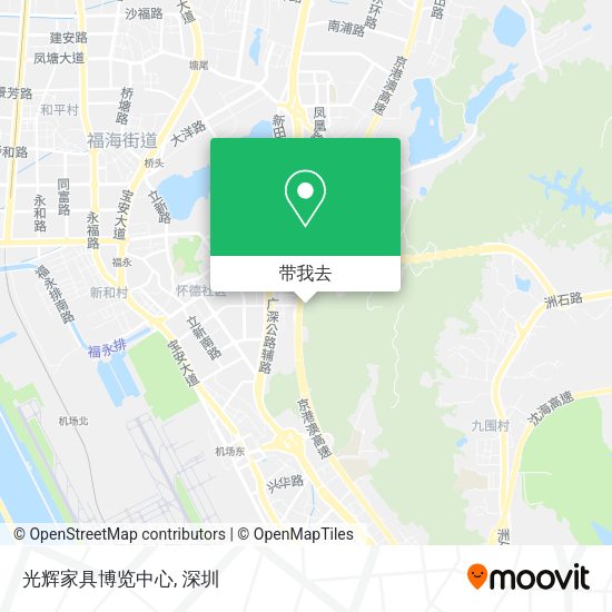 光辉家具博览中心地图