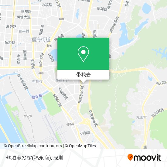 丝域养发馆(福永店)地图