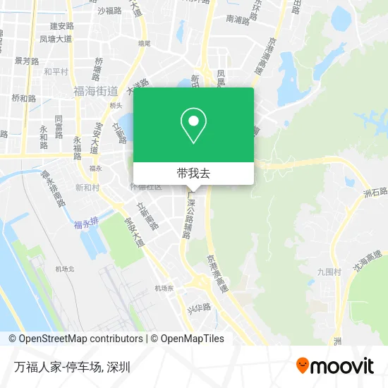 万福人家-停车场地图