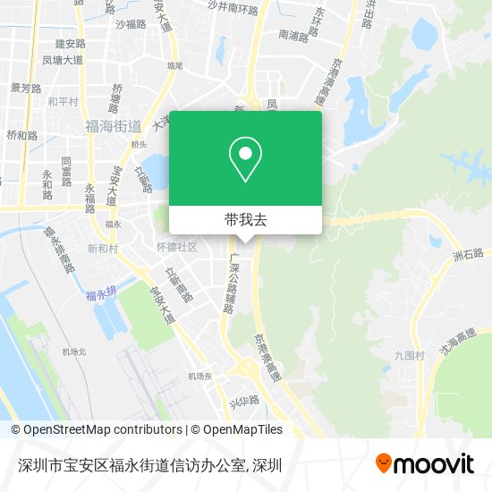 深圳市宝安区福永街道信访办公室地图