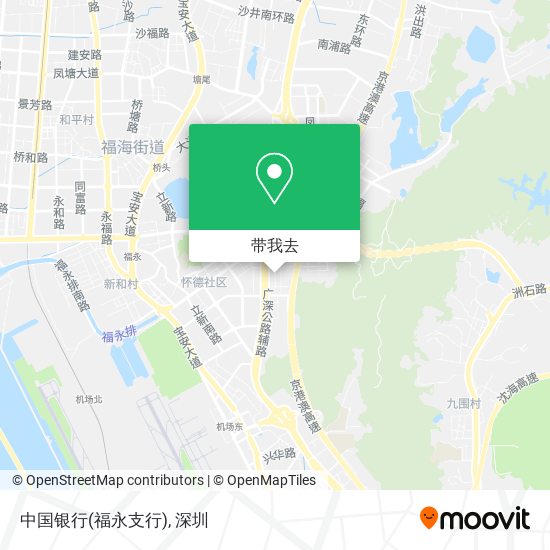 中国银行(福永支行)地图