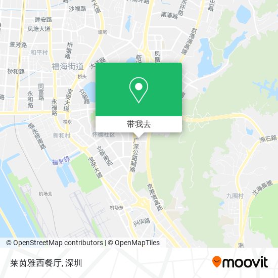 莱茵雅西餐厅地图