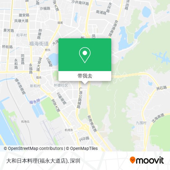 大和日本料理(福永大道店)地图