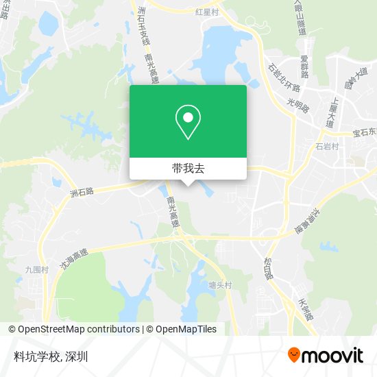 料坑学校地图
