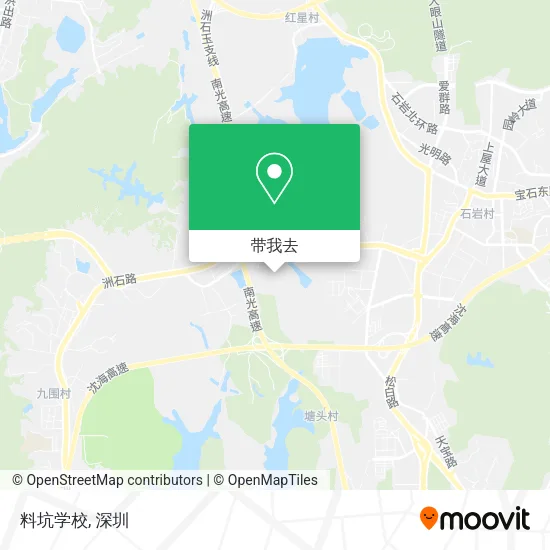料坑学校地图