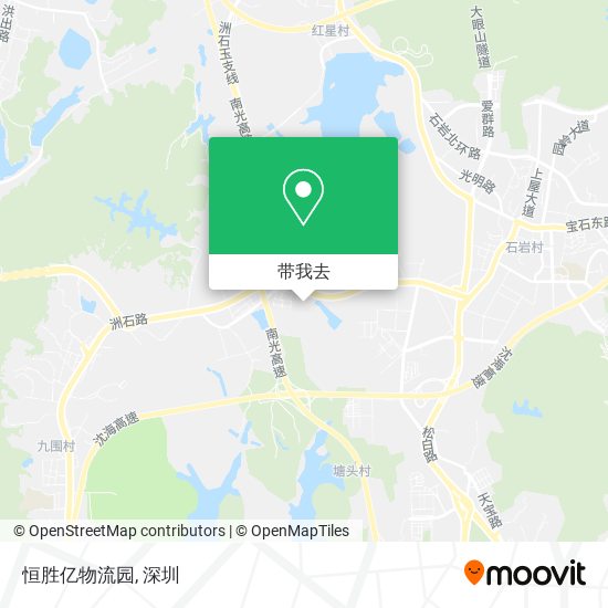 恒胜亿物流园地图