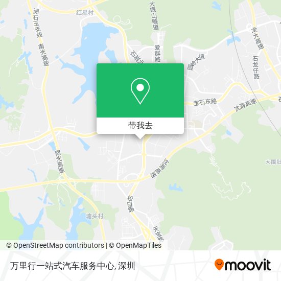 万里行一站式汽车服务中心地图