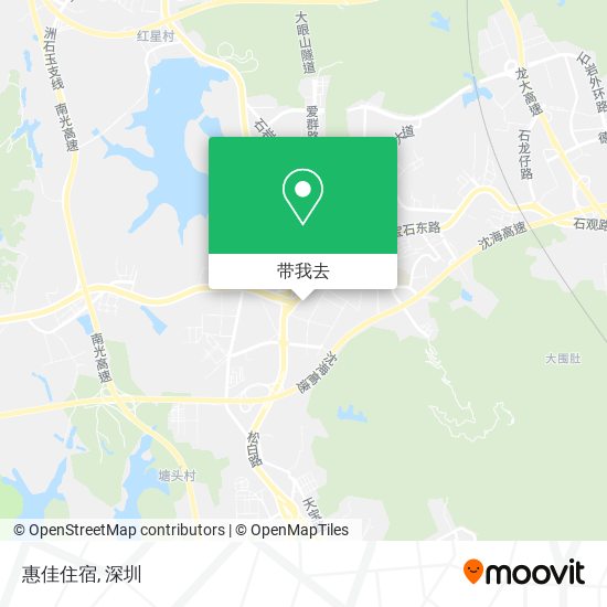 惠佳住宿地图