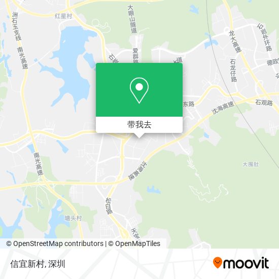 信宜新村地图