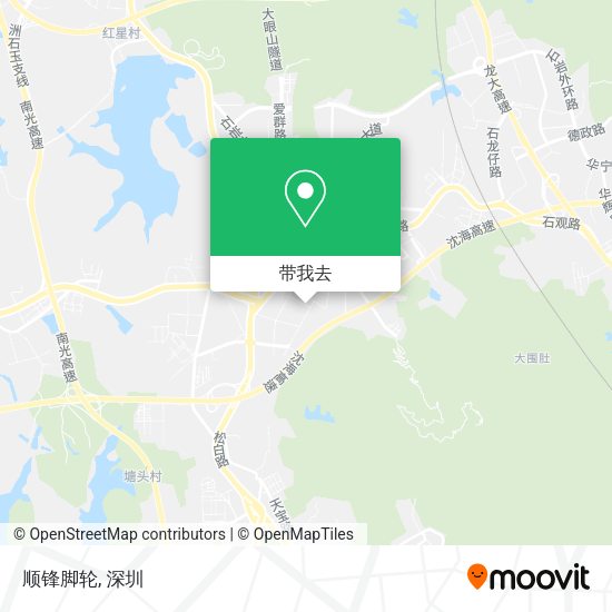 顺锋脚轮地图