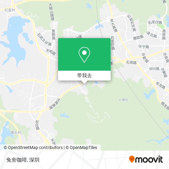 兔舍咖啡地图